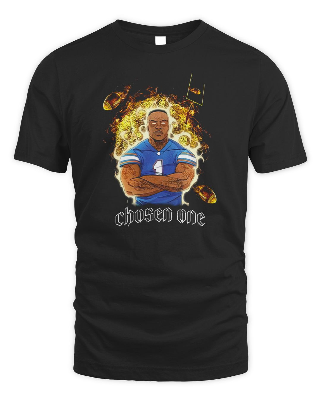 Knj Merch Jacob Copeland Chosen One Flames Shirt