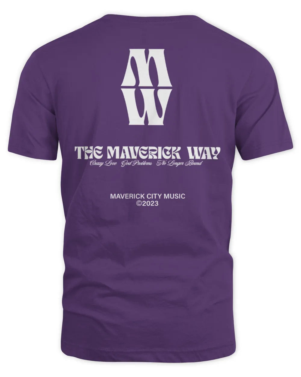 Maverick City Merch The Mav Way Purple Shirt