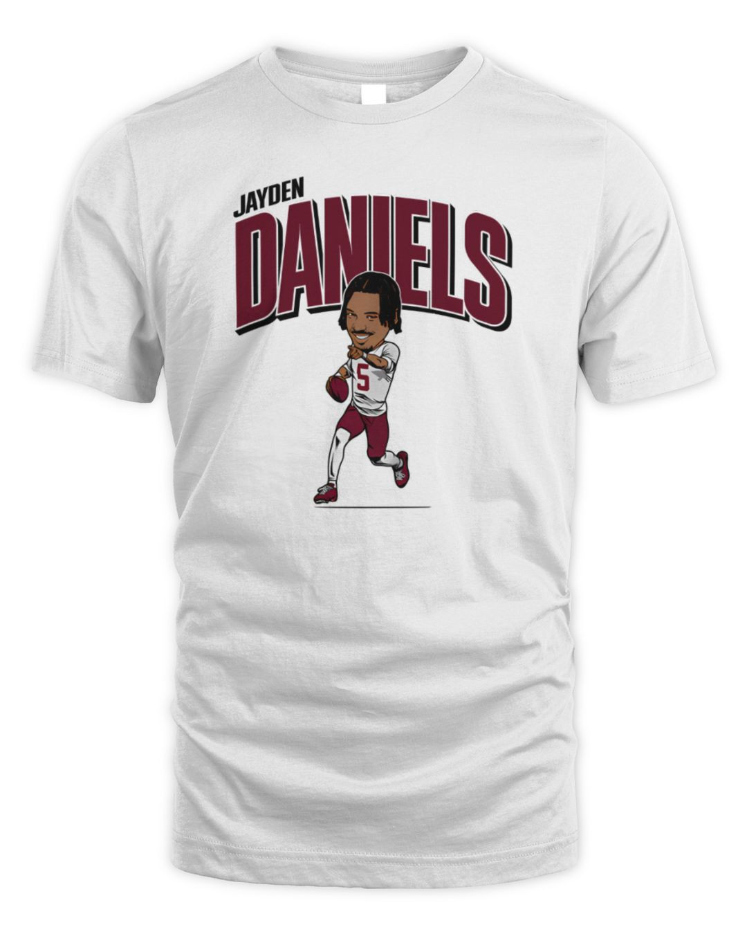 Jayden Daniels Washington Caricature Hoodie Sweatshirt