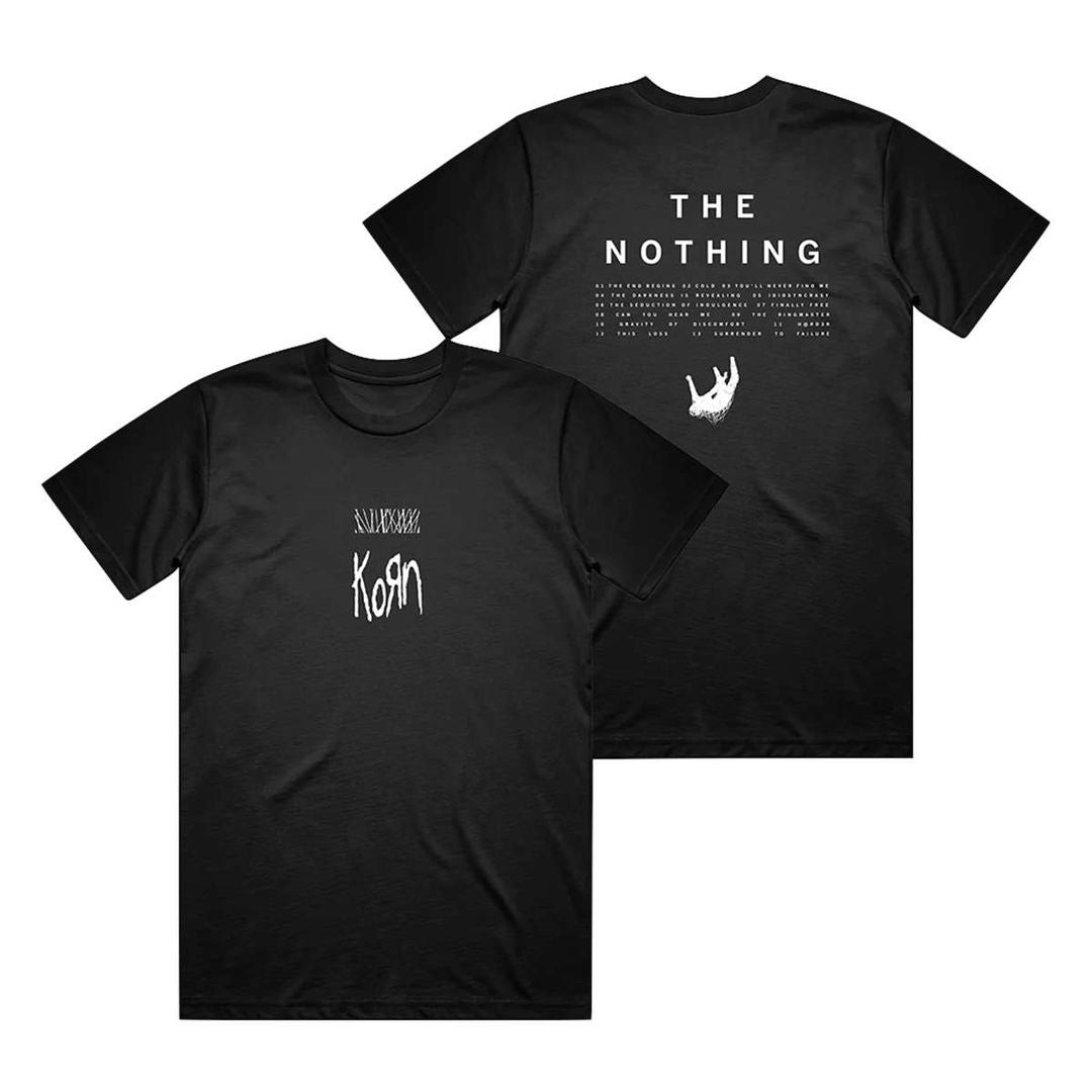 Korn Merch The Nothing Tracklist Shirt