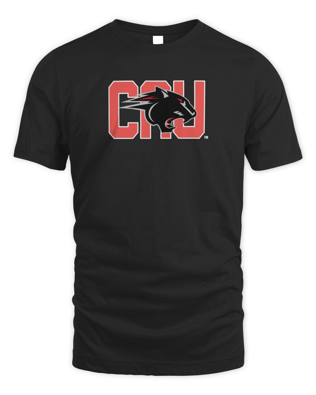 Men's Fisll Black Clark Atlanta University Panthers Applique T-shirt
