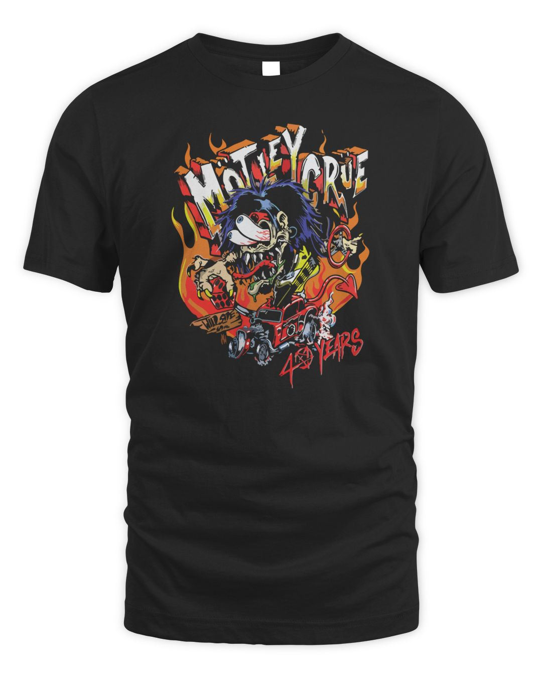 Motley Crue Merch Nikki Illustration Shirt