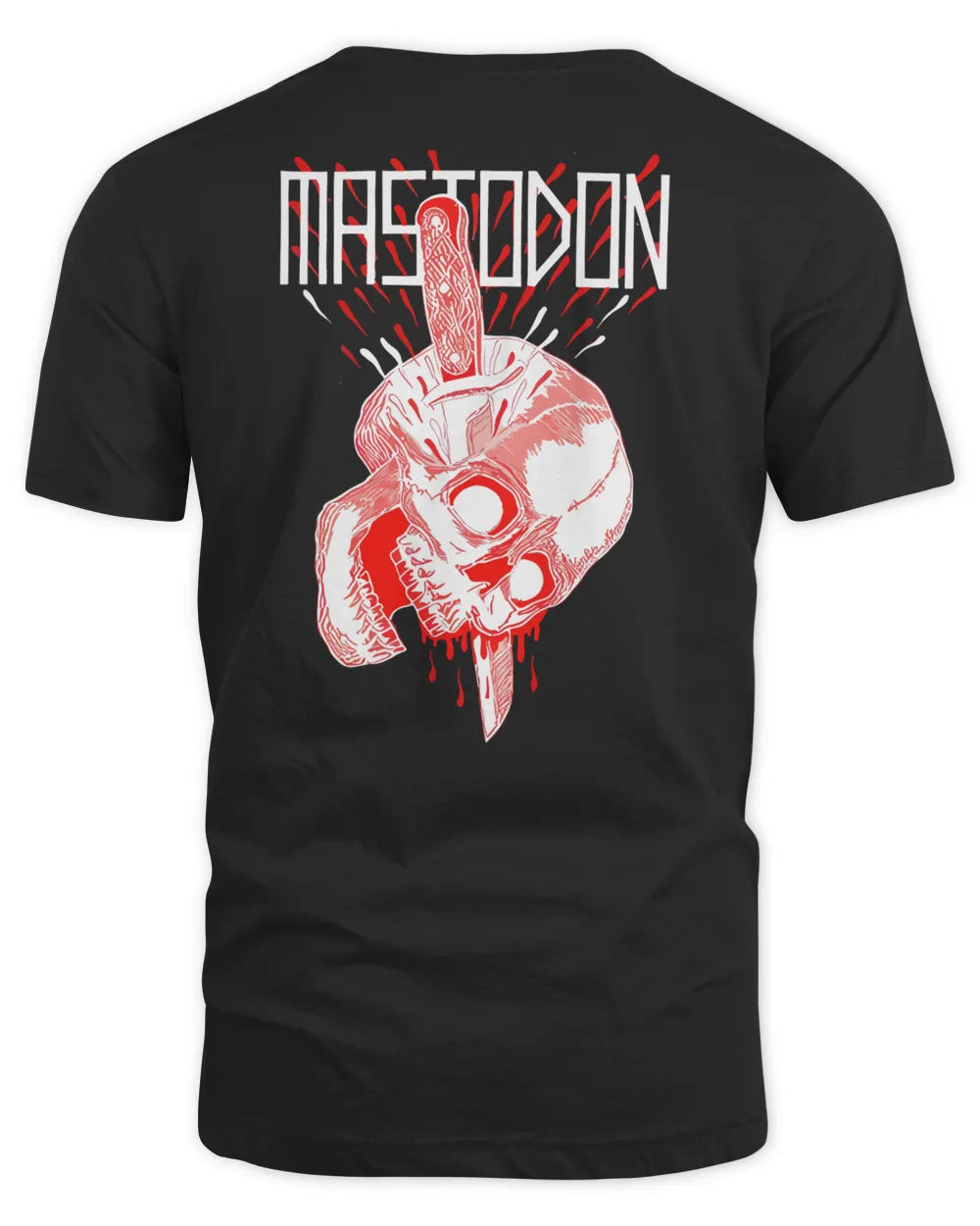 Mastodon Merch Dagger Skull Shirt