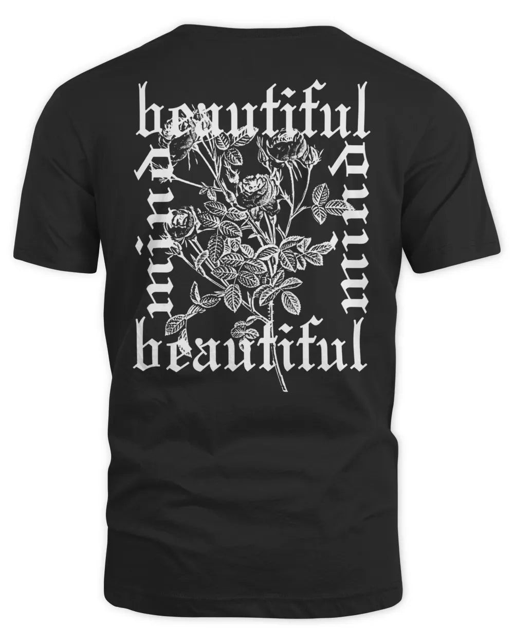 Jon Bellion Merch Old English Floral Tshirt