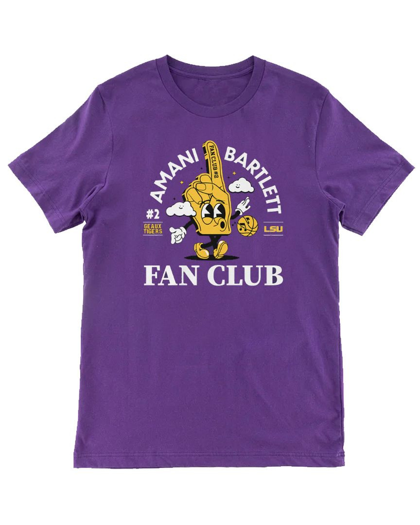 Lsu Women's Basketball Fan Club Collection Tee Shirt