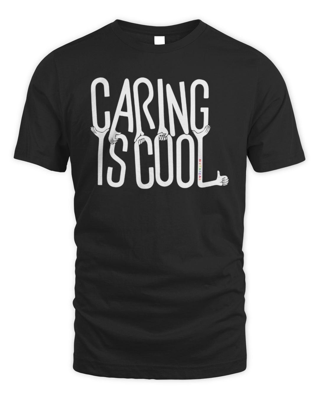 Mythical Shop Caring Is Cool Tee Shirt