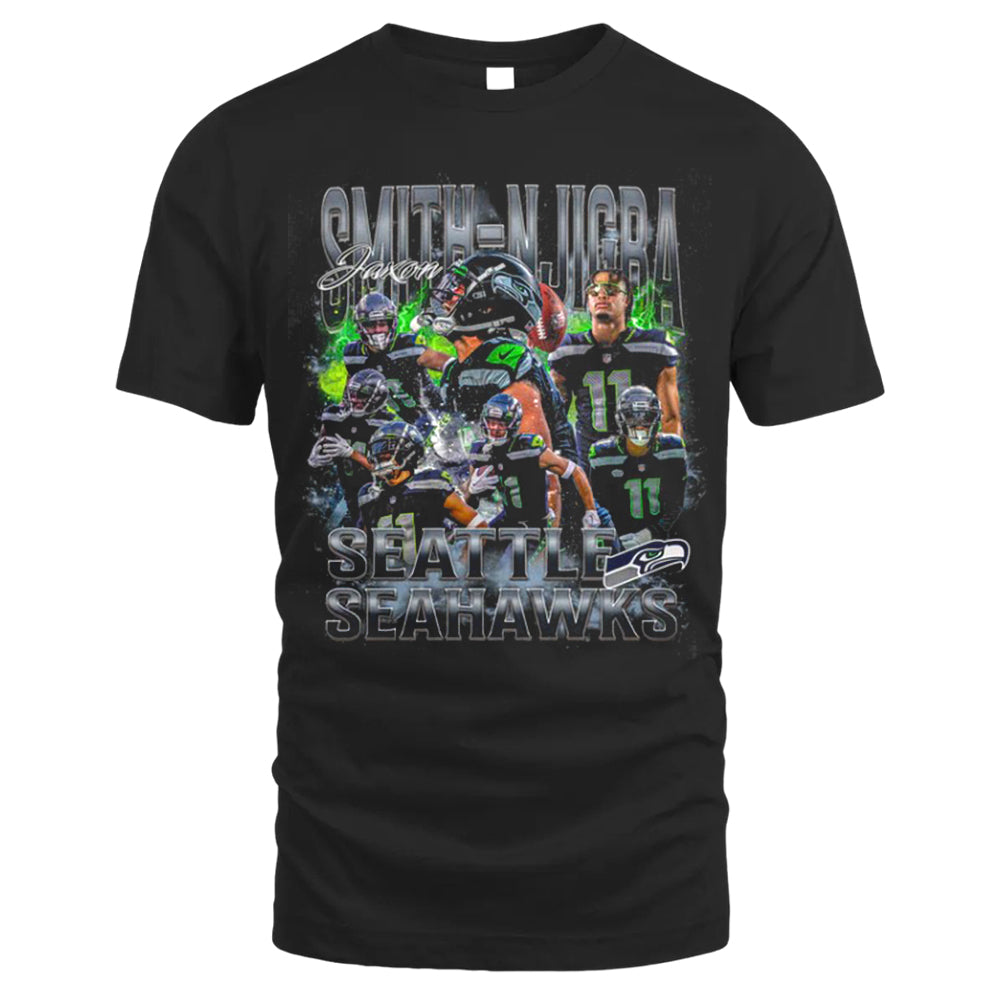 Jaxon Smith-njigba Tee, Vintage T-shirt Style