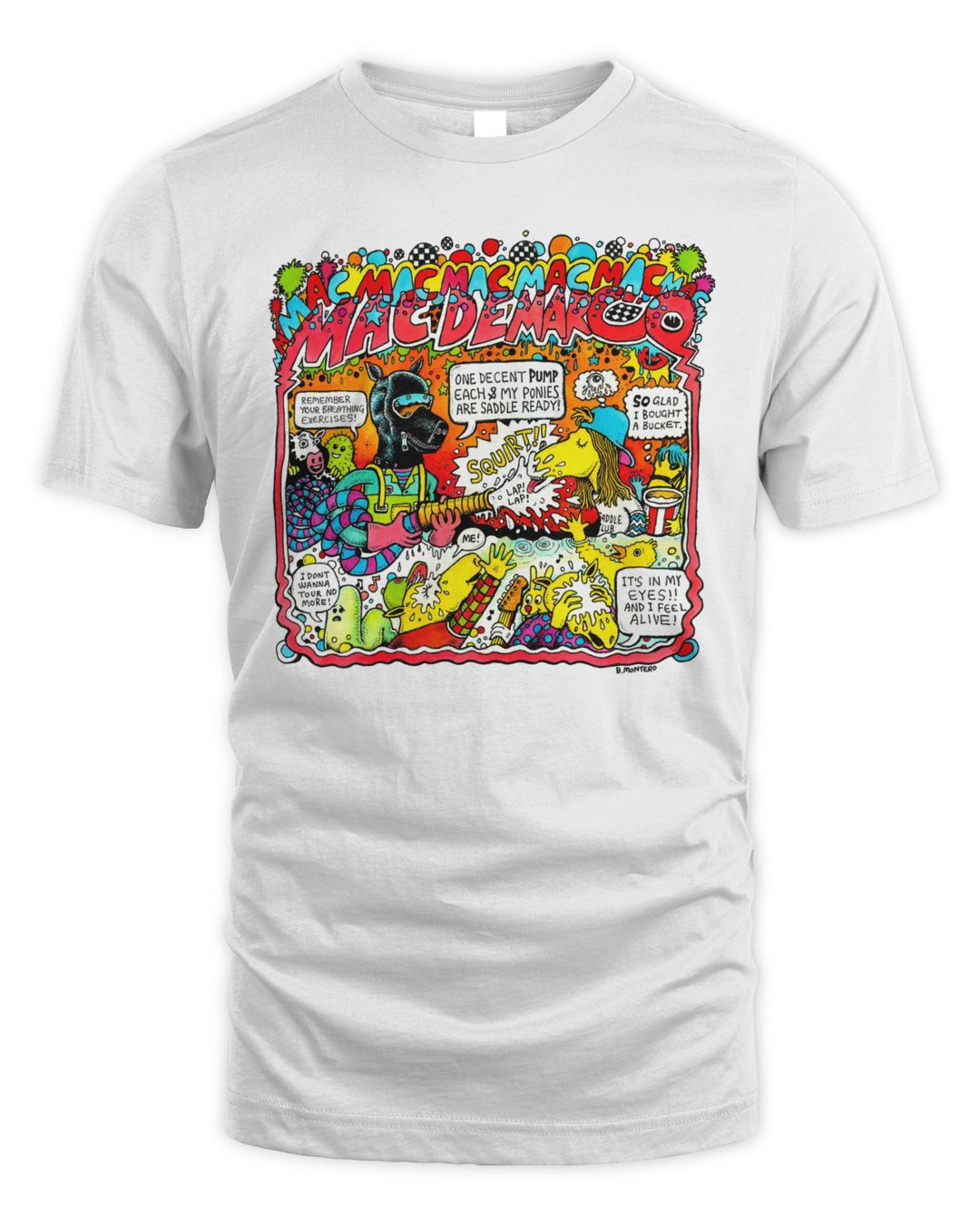 Mac Demarco Merch Montero Ponies Shirt