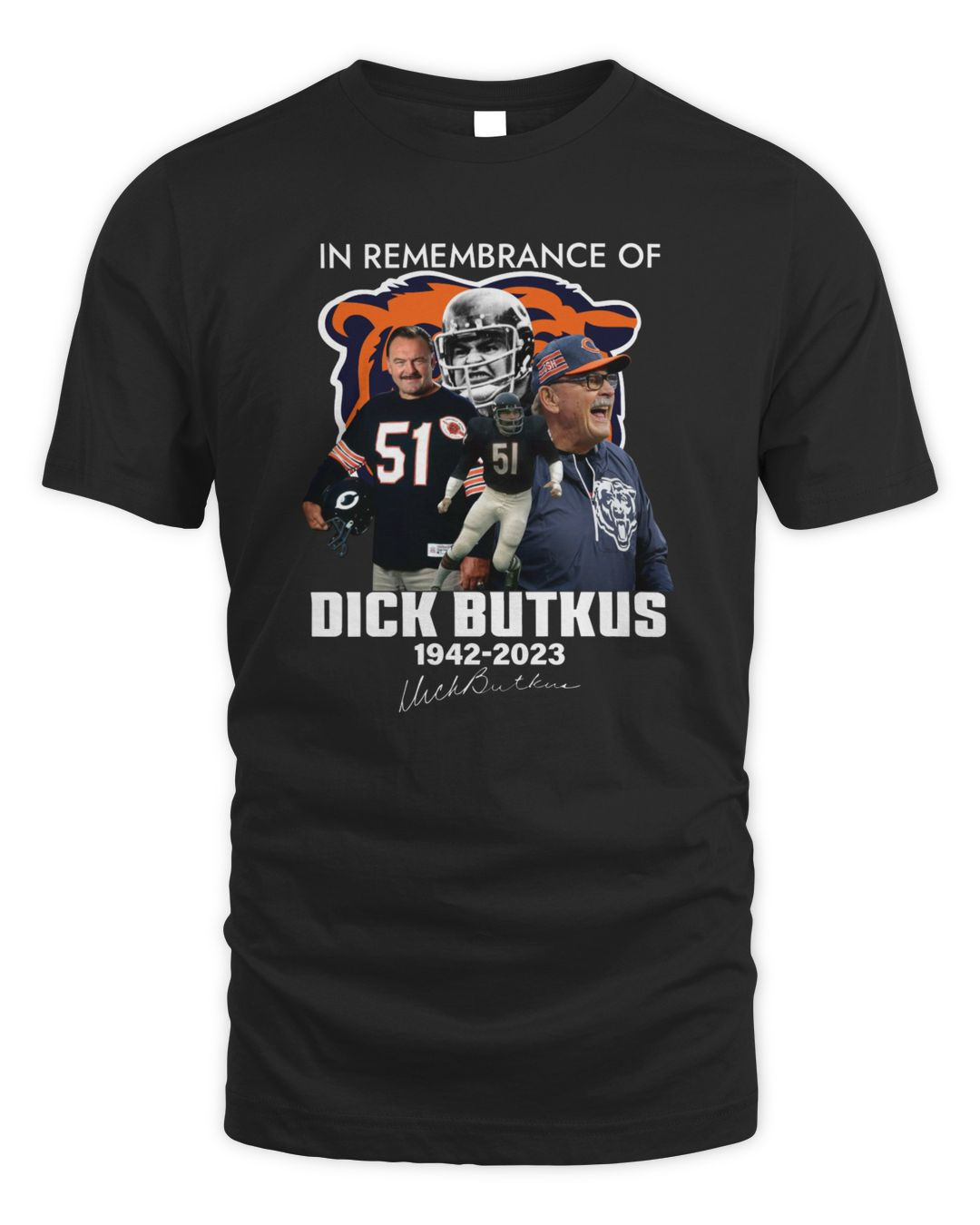 In Remembrance Of Dick Butkus 1942 - 2023 Tee Shirt