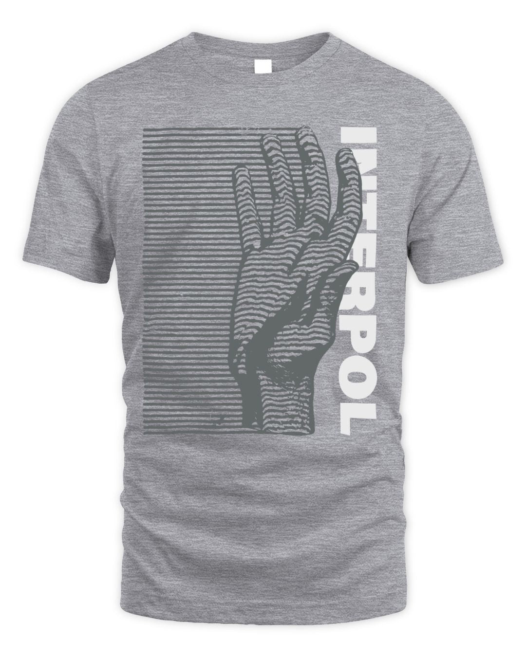 Interpol Merch Displaced Hand Shirt