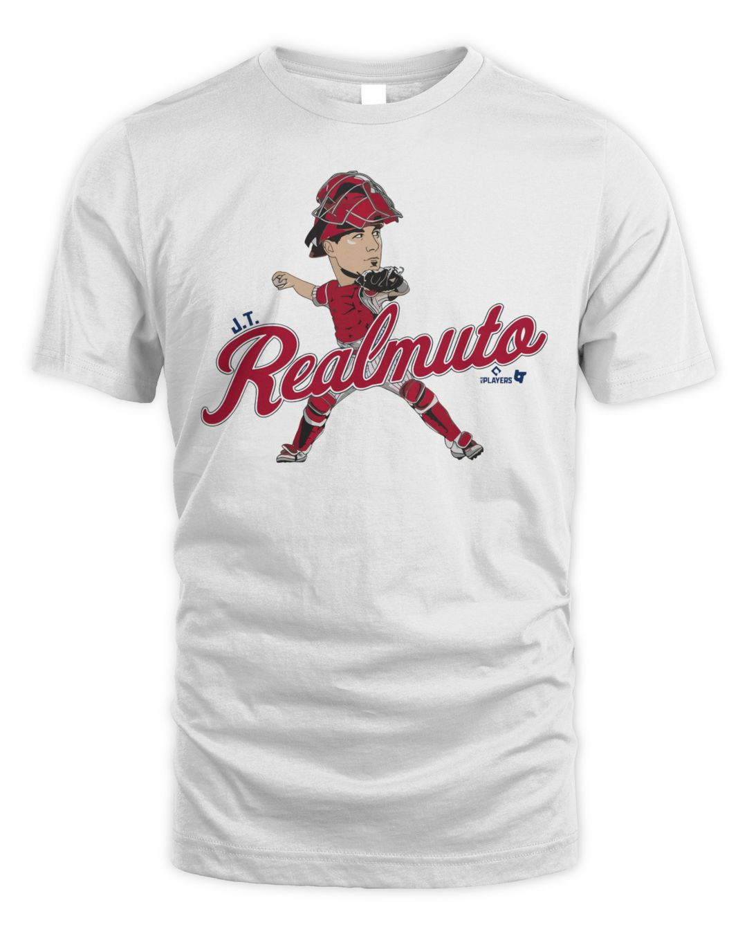 J.t. Realmuto Caricature Shirt