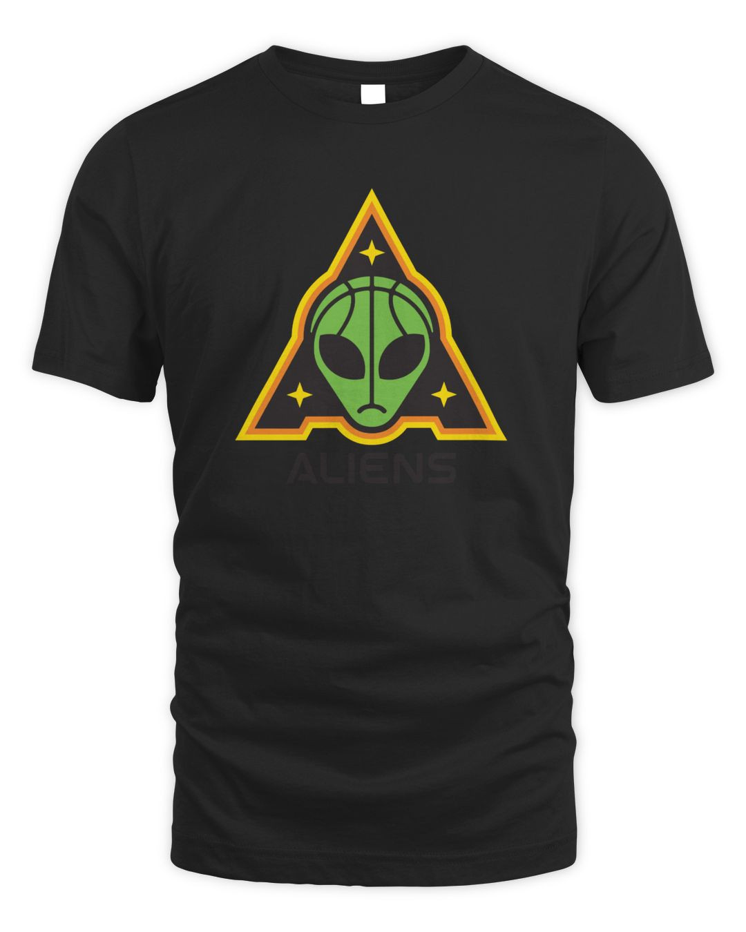Men's Homage Green Aliens Logo Tri-blend T-shirt