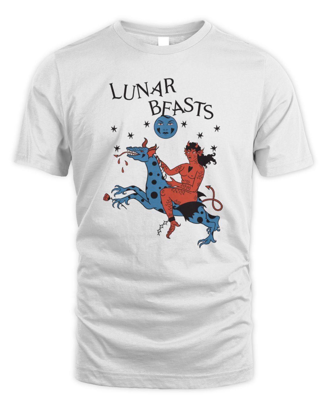 Lunar Beasts White Hoodie