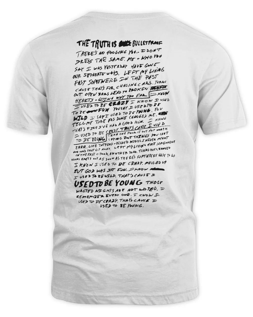 Miley Cyrus Merch Used To Be Young Photo Shirt