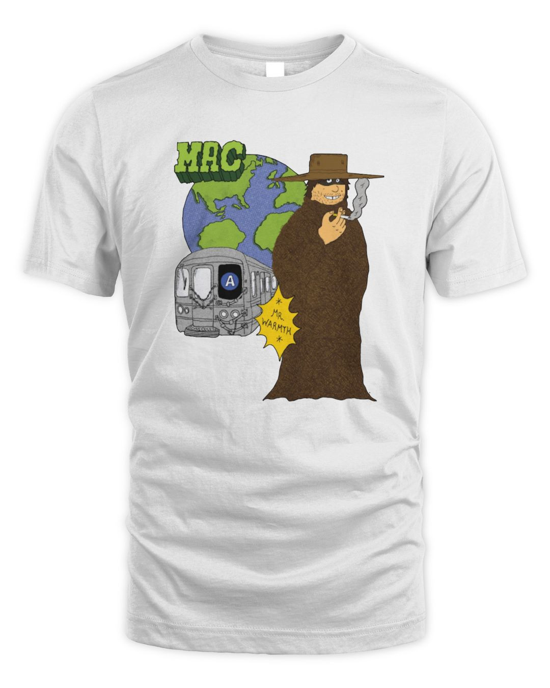 Mac Demarco Mr Warmth White Tshirt
