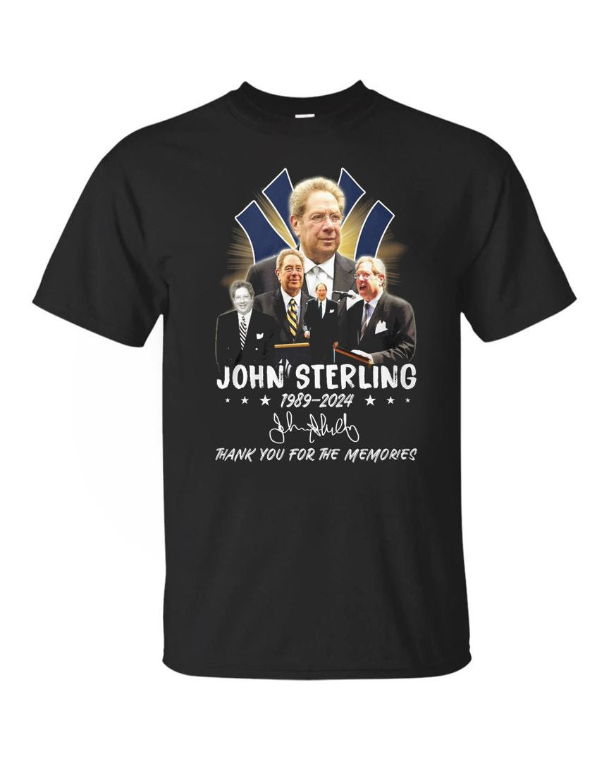 John Sterling 1989-2024 Thank You For The Memories T-shirt