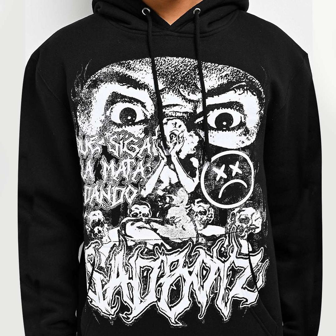 Junior H Merch Sad Boyz By Junior H Eyes Black Hoodie
