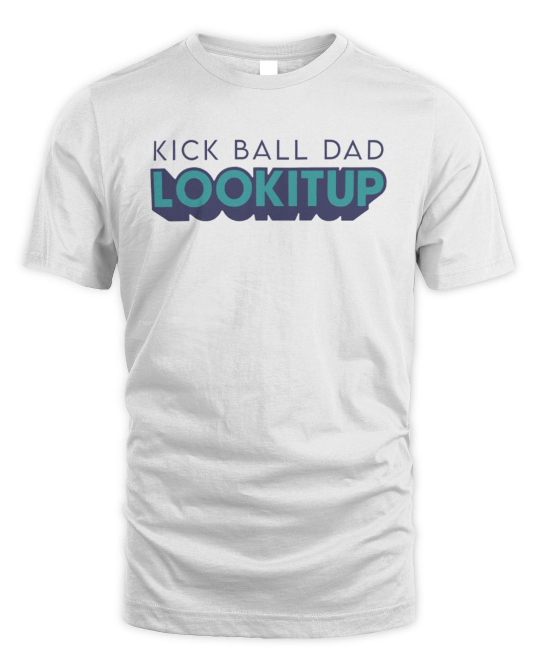 Homage Shop Kickball Dad Lookitup T Shirt