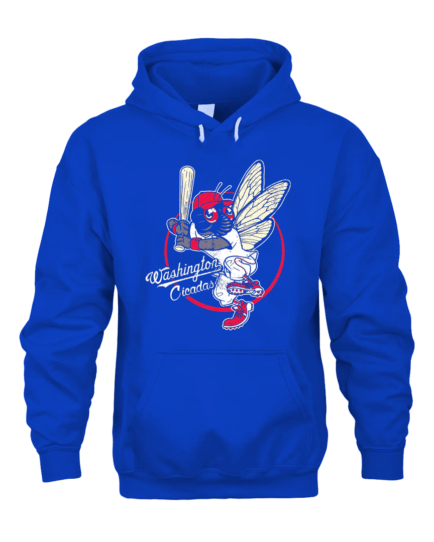In The Clutch Shop The Washington Cicadas Baseball Team Hoodie