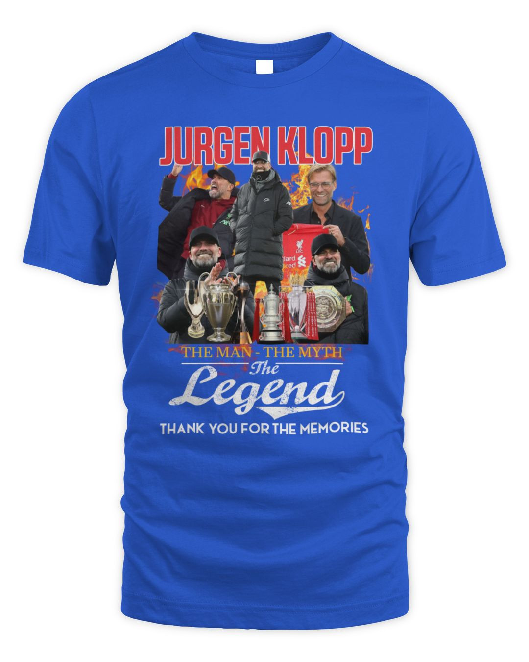 Jurgen Klopp The Man The Myth The Legend Thank You For The Memories Tee Shirt