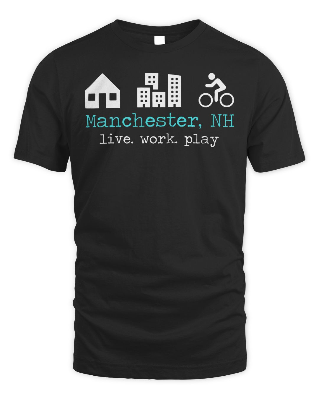 Love Manchester Merch Live Work Play Shirt