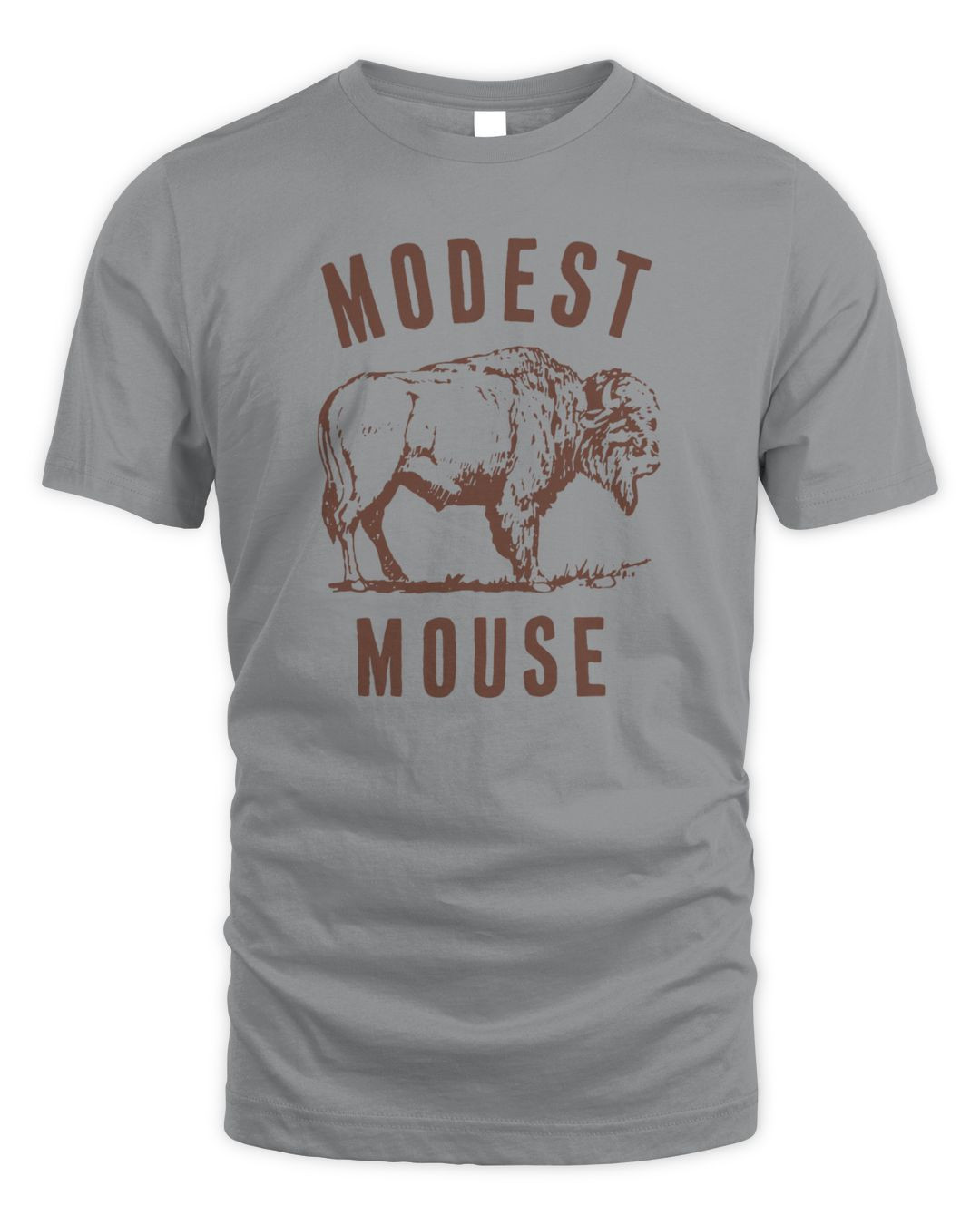 Modest Mouse Merch Buffalo Heather Shirt