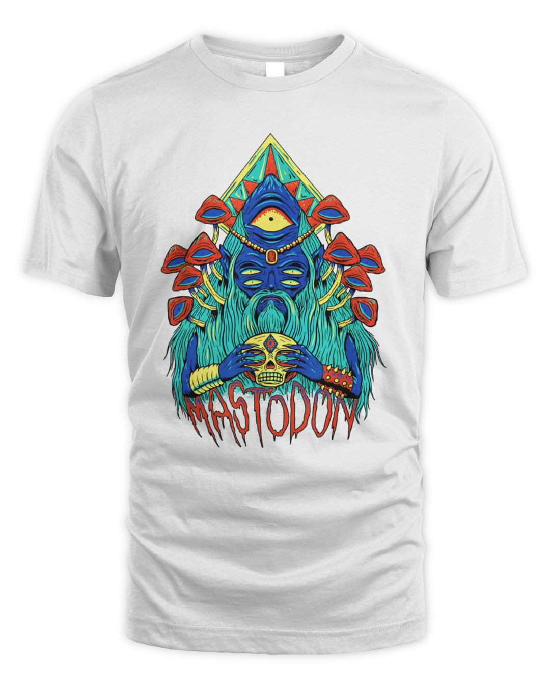 Mastodon Mushroom Wizard Glow Tee