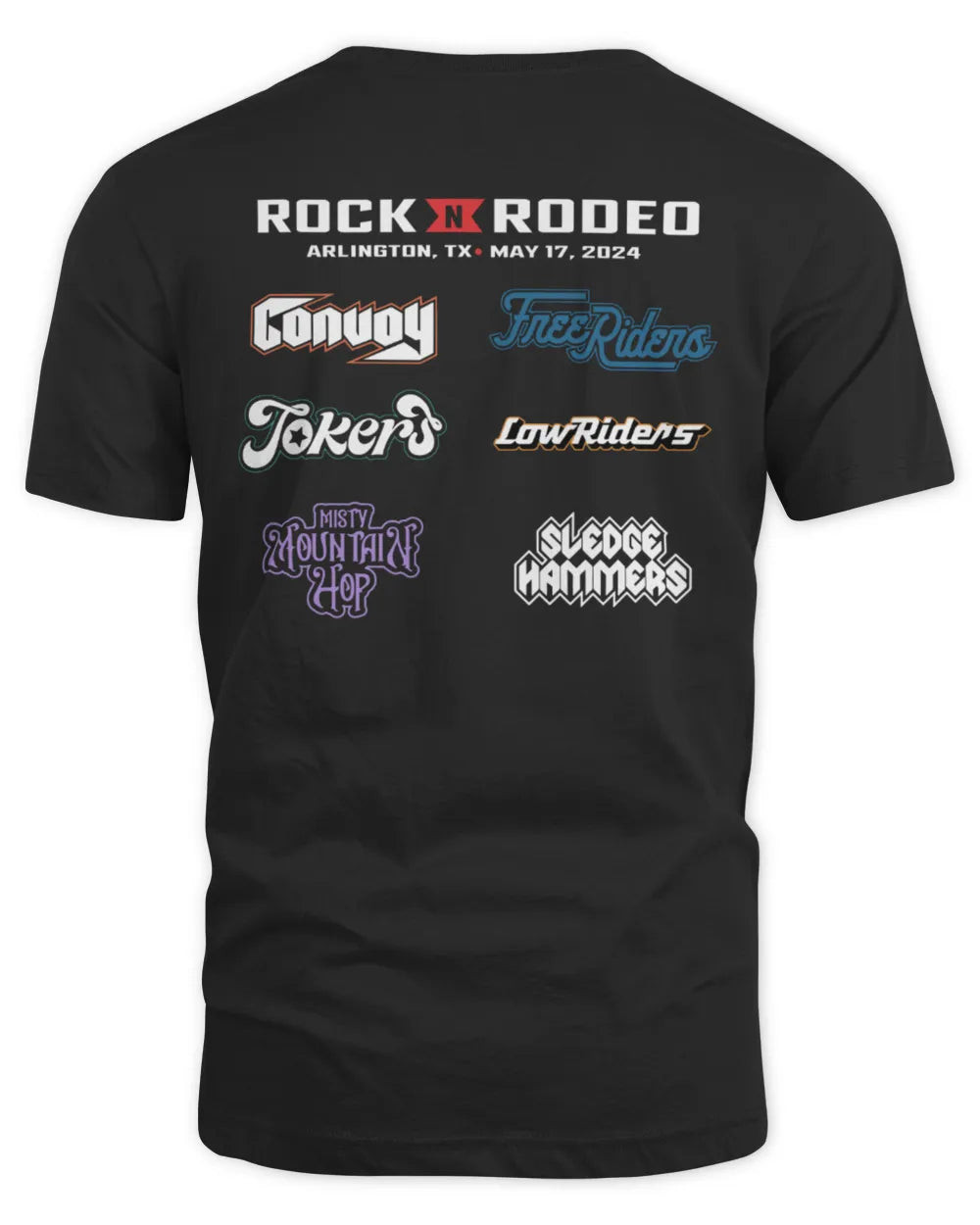 Kid Rock Merch Rock N' Rodeo Event T Shirt