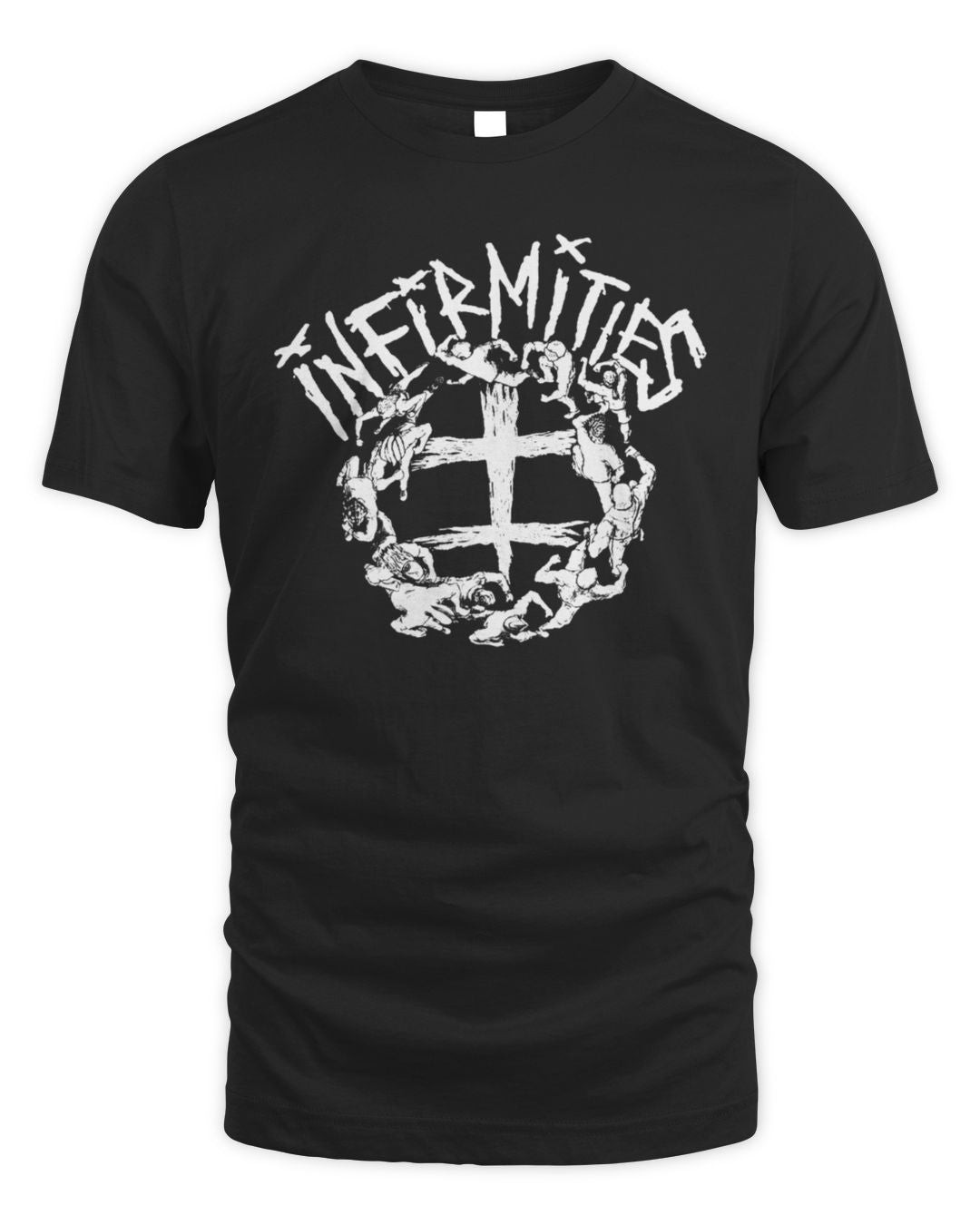Infirmities Merch Infirmities Circle Pit Logo T-shirts