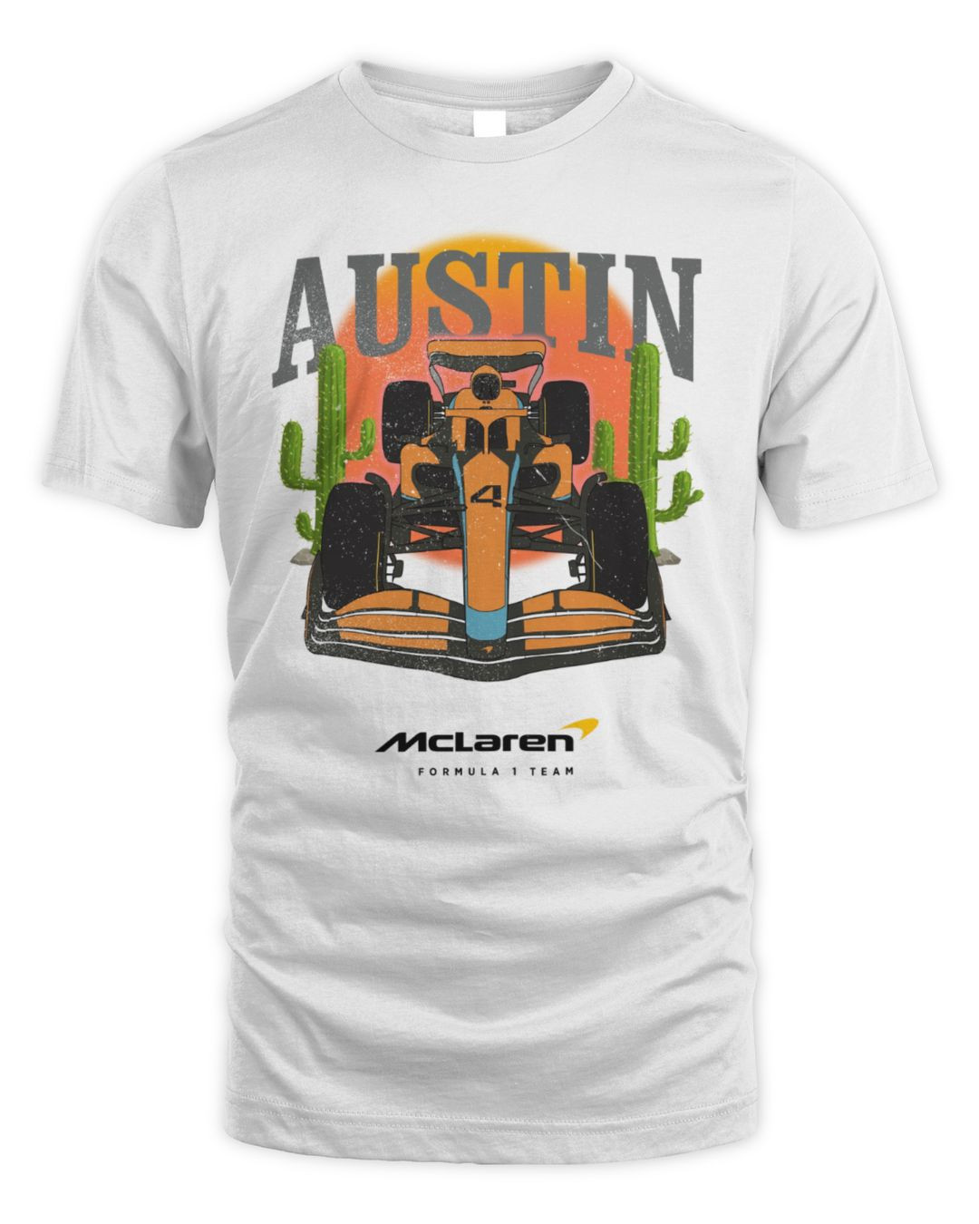 Mclaren F1 Team 2024 United States Grand Prix All Speed T-shirt