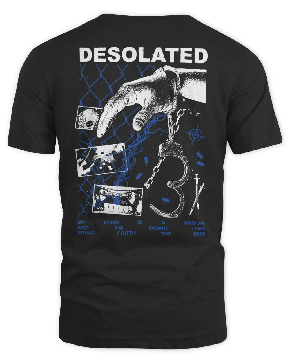 Malevolence Merch Desolated Handcuff Shirt