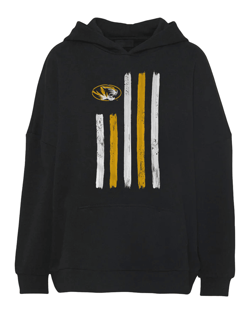 Missouri Tigers Brushstroke Flag Hoodie