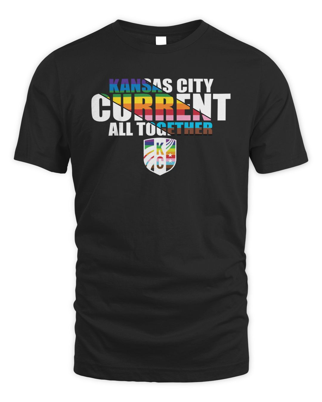 Kc Current Unisex Blue84 All Together Pride Tee