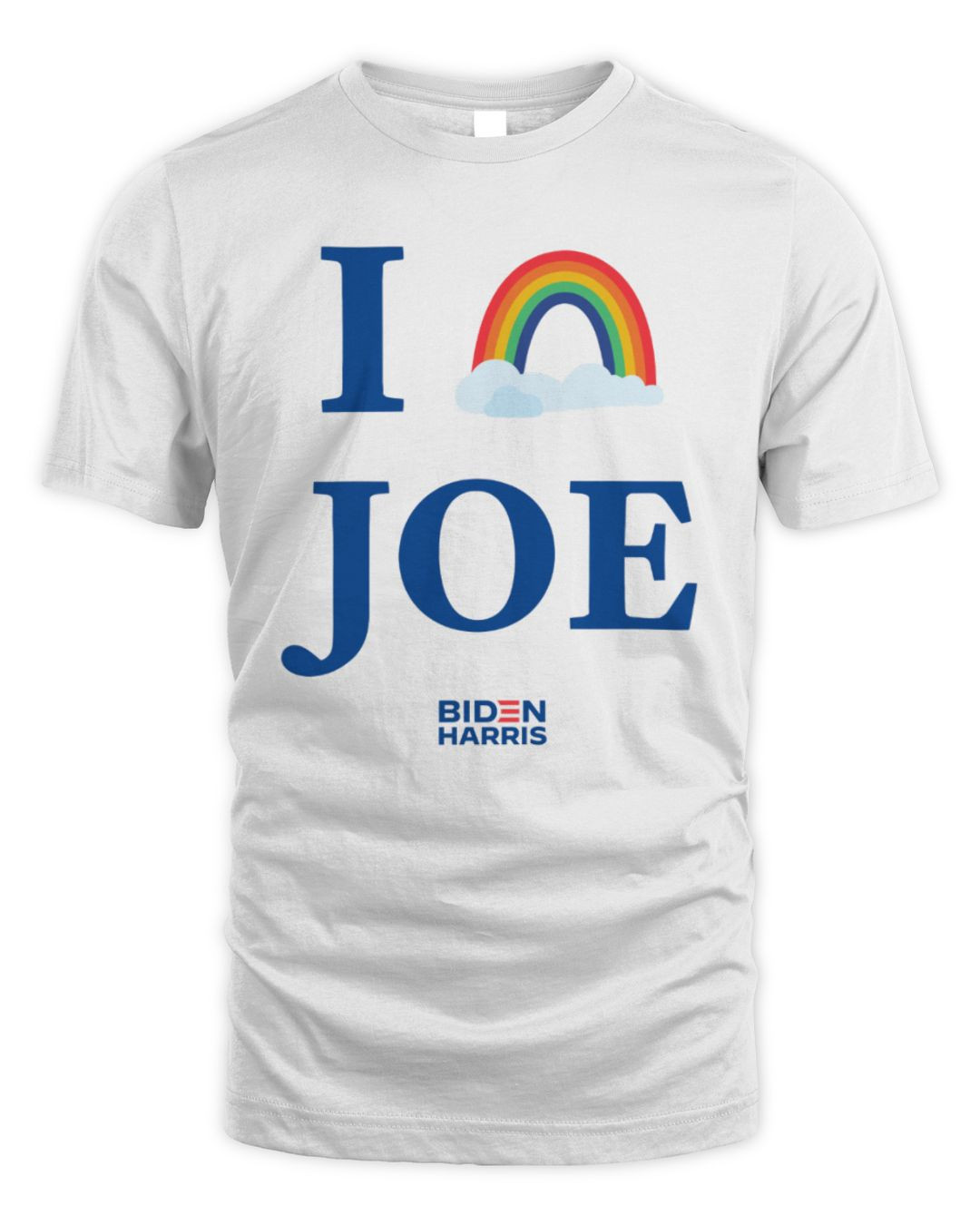 Joe Biden Shop I Rainbow Joe White Merch Hoodie