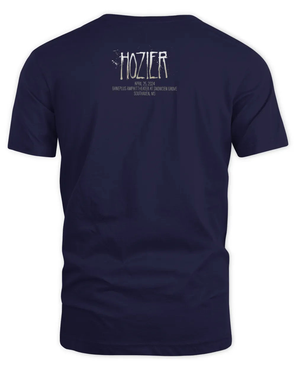 Hozier Shop Southaven April 25 Show Navy Official Hoodie