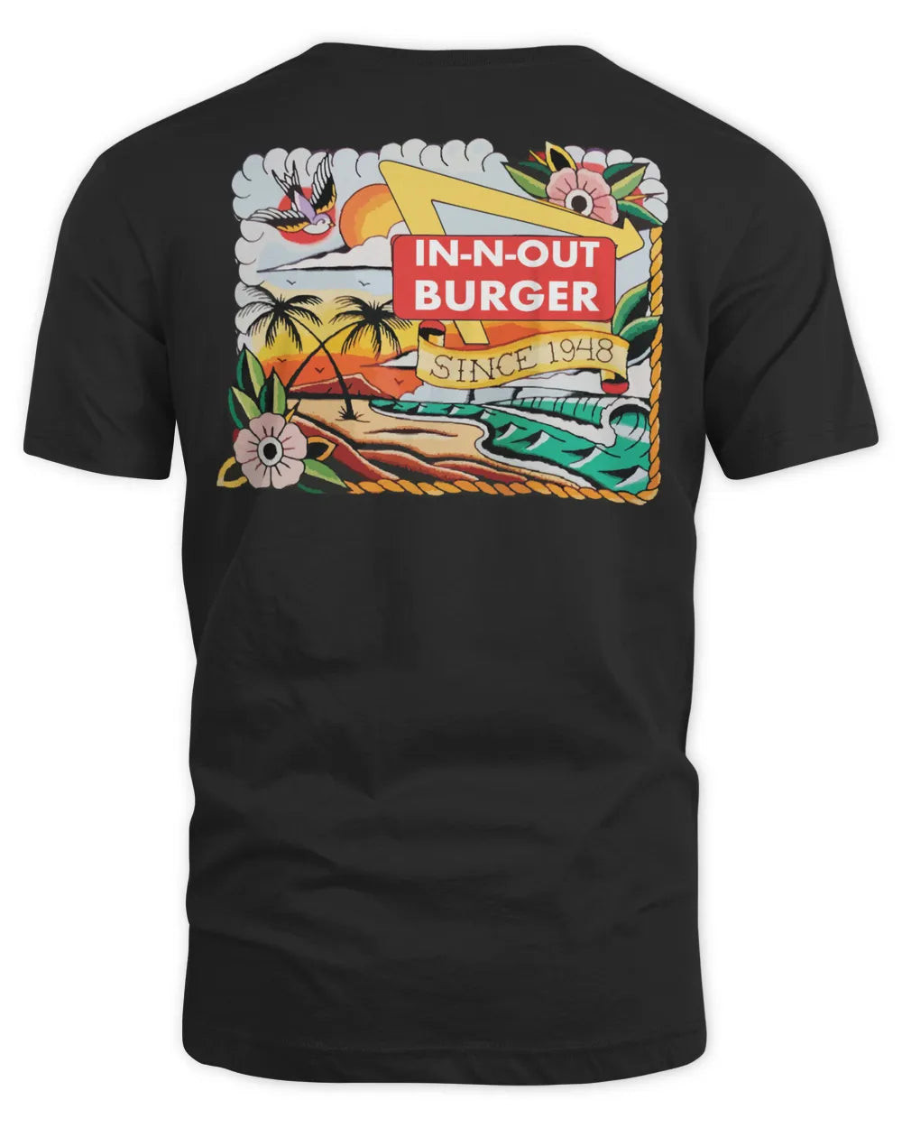 In N Out Merch Retro Tattoo Shirt