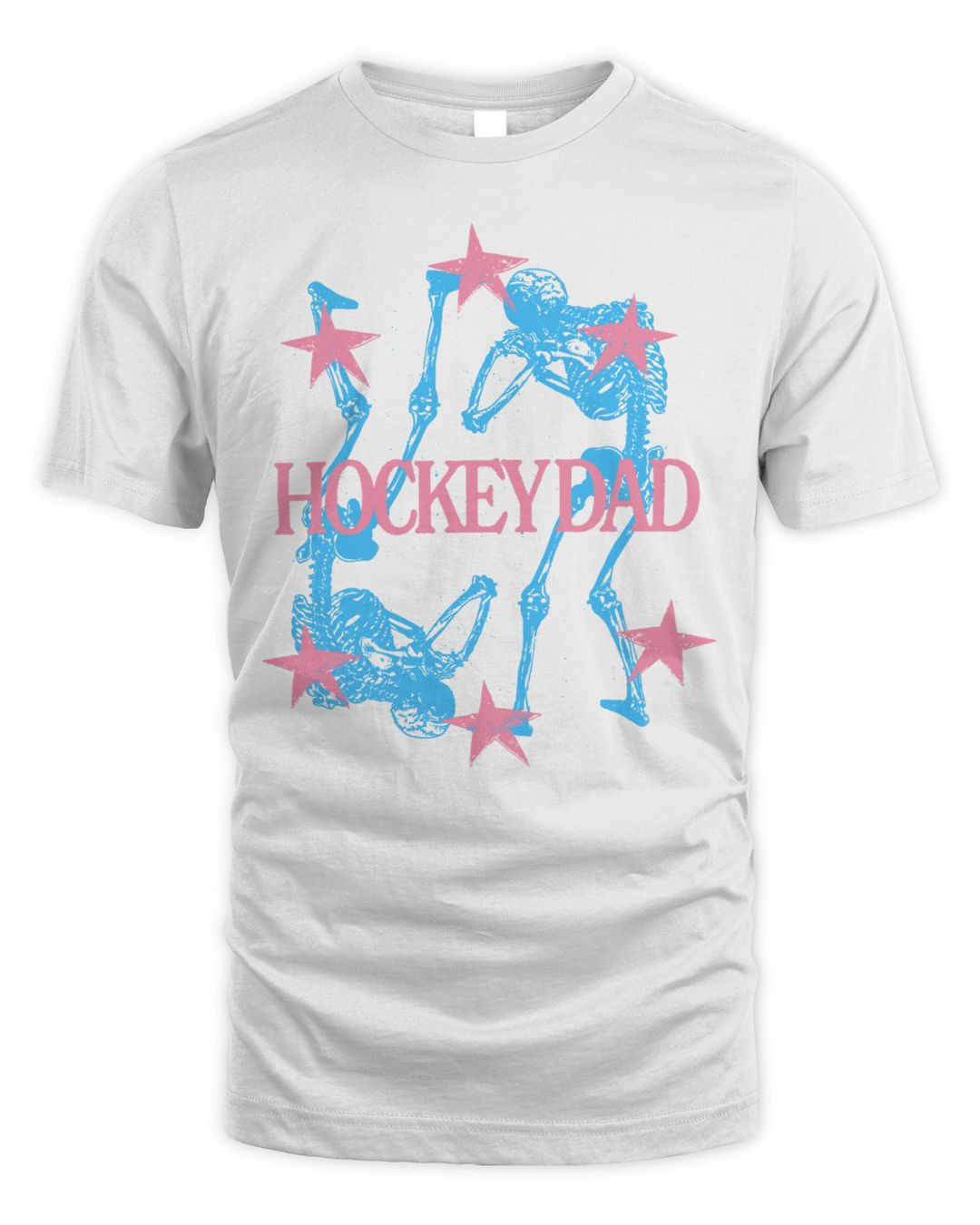 Hockey Dad Merch Skele-stars Shirt