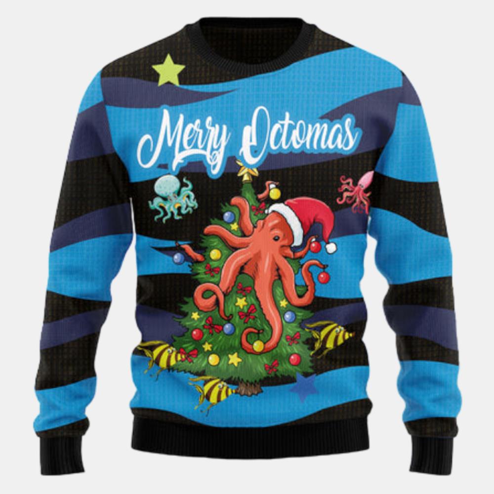 Merry Octomas Ugly Sweater