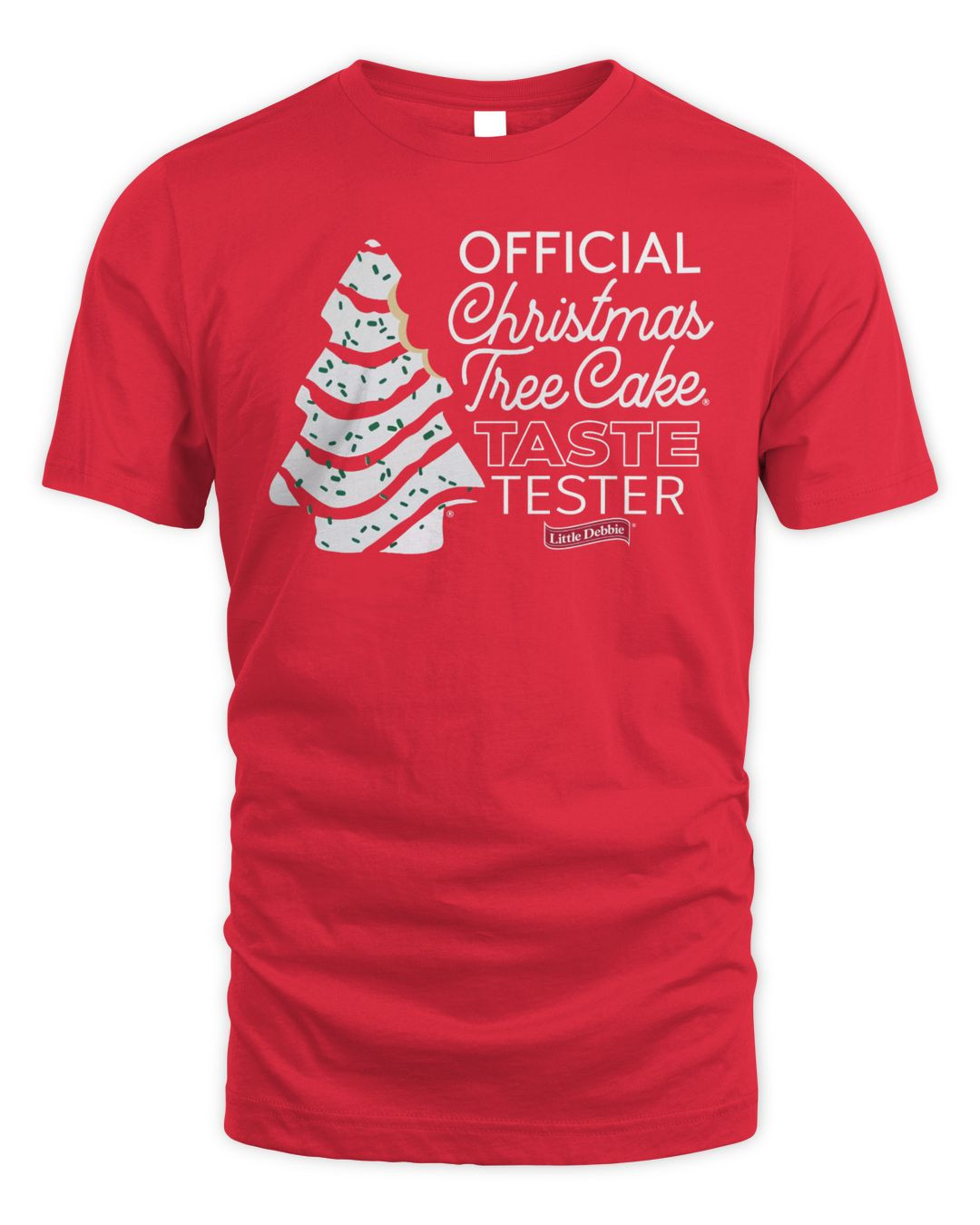 Little Debbie Merchandise Christmas Tree Cake Taste Tester Shirt