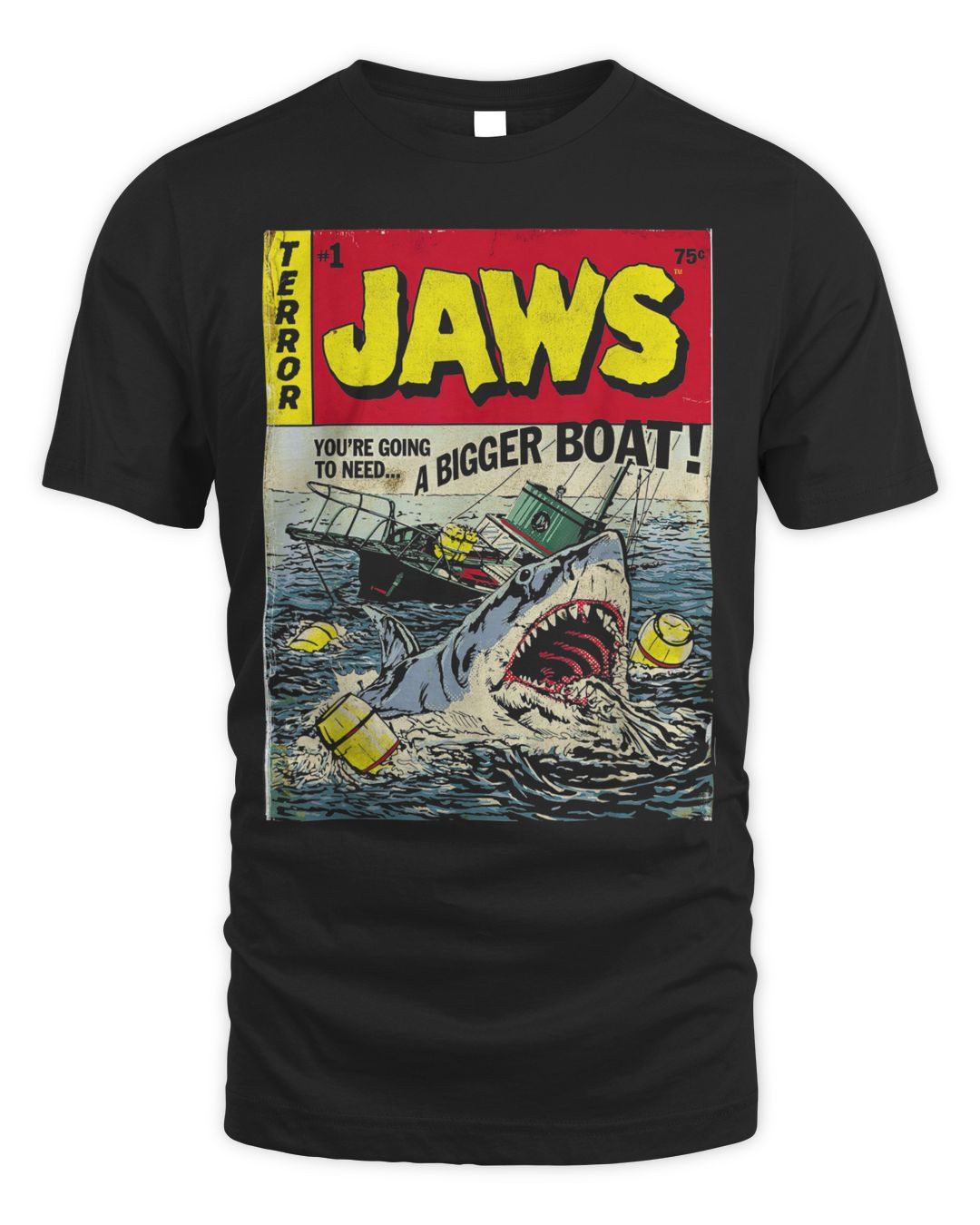 Jaws Merchandise Jaws Pulp Attack Comic Cover Shirt
