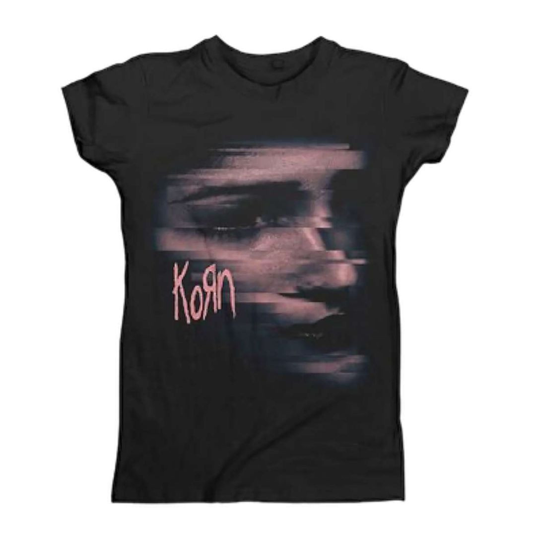 Korn Merch Blurred Face Women's Shirt