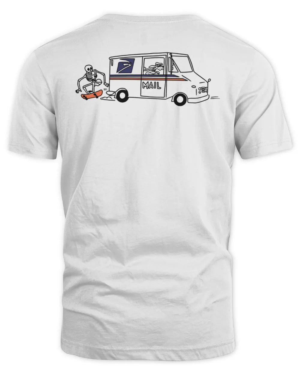 Mail Truck Ghost Cowboy Hoodie Sweatshirt