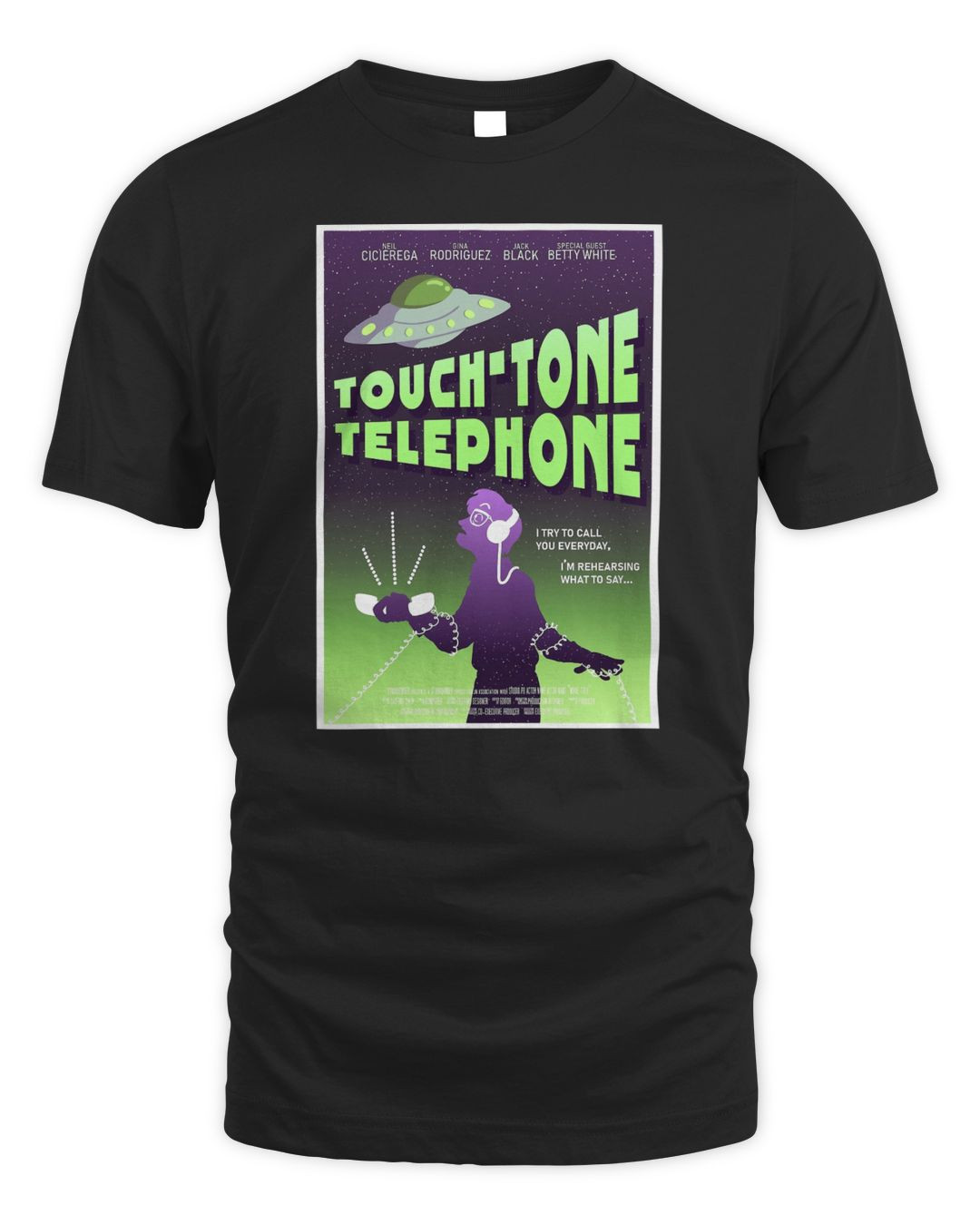 Lemon Demon Merch Touch Tone Telephone Poster Shirt
