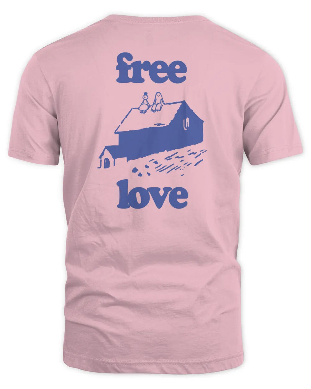 Honne Merch Pink Free Love T-shirt