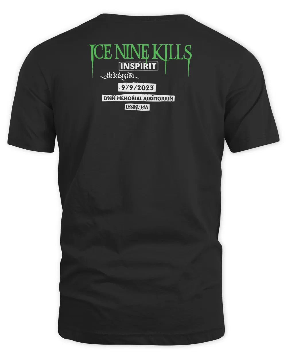 Ice Nine Kills Merch Silver Scream Con-cert Shirt