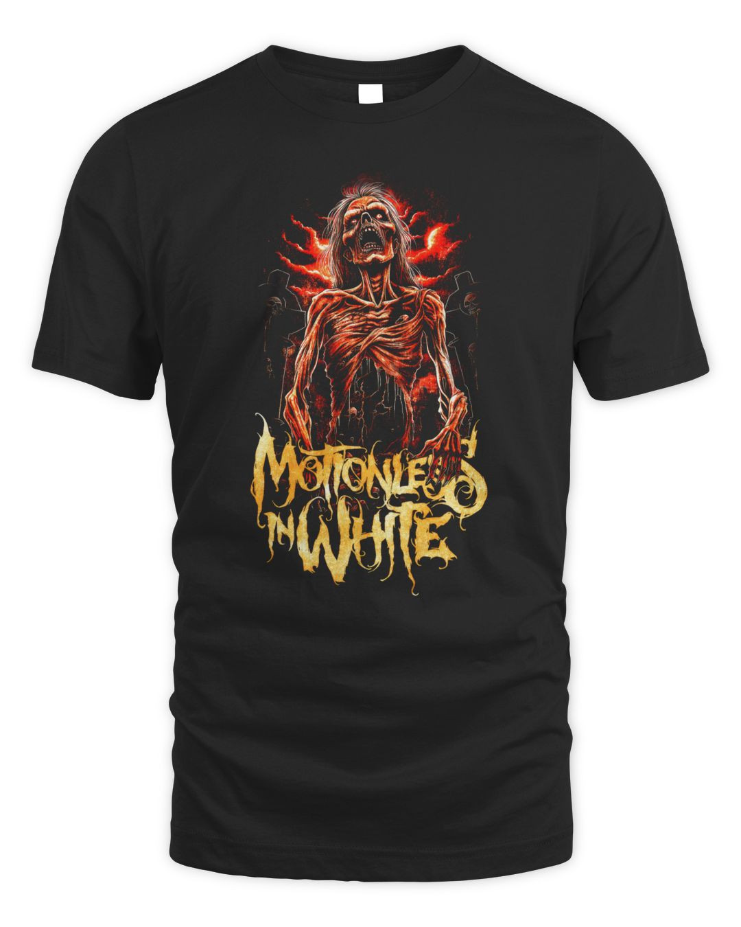 Motionless In White Merch Zombie Shirt