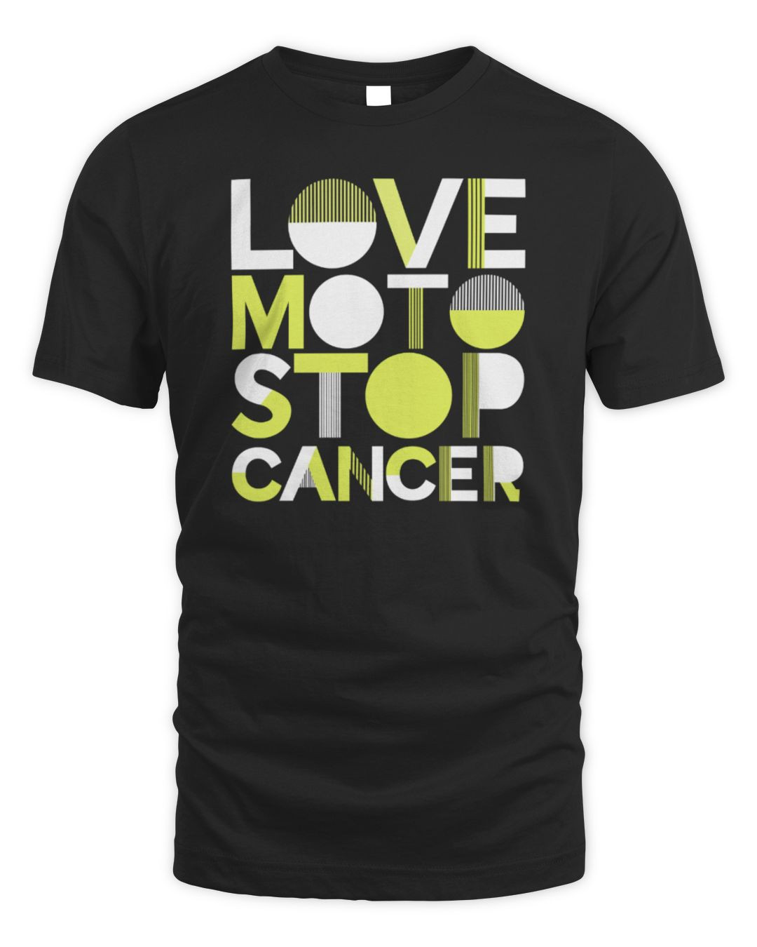 Love Moto Stop Cancer T-shirt