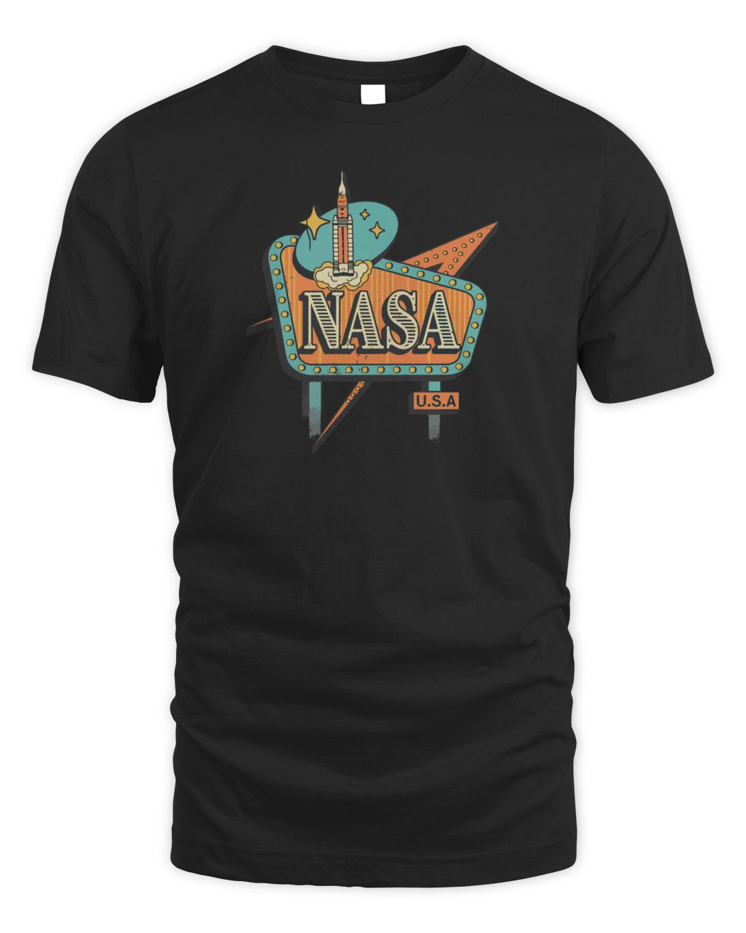 Nasa Merchandise Usa Sign Shirt