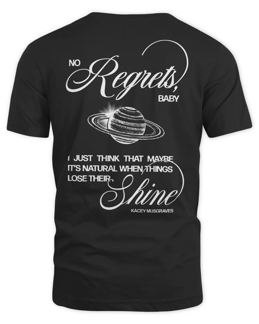 Kacey Musgraves Merch No Regrets Shirt