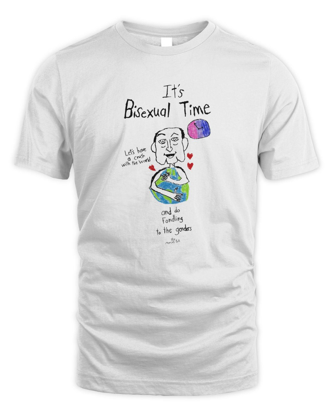 It's Bisexual Time By Marcus Pork Hoodie